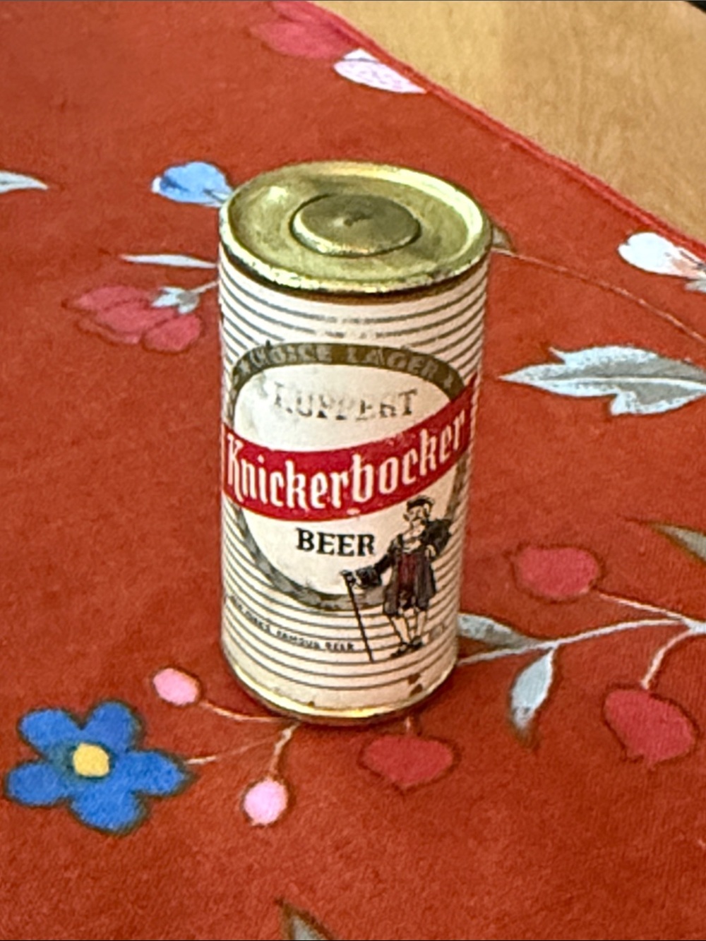 Vintage Knickerbocker Beer Miniature Can Bottle Opener Made in W. Germany